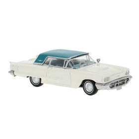 Brekina 18200 Ford Thunderbird, zárt tetővel, fehér (H0)