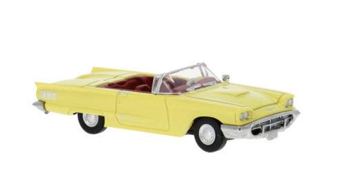 Brekina 18206 Ford Thunderbird, nyitott tetővel, pasztellsárga (H0)