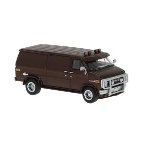 Brekina 18252 GMC Vandura, dobozos furgon - barna (H0)