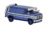 Brekina 18253 GMC Vandura, dobozos furgon - kék (H0)