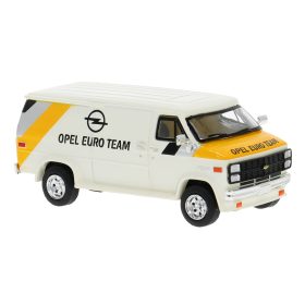 Brekina 18256 Chevrolet C20, dobozos, Opel Euro Team (H0)