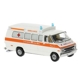   Brekina 18303 Dodge Ambulance ''Rode Kruis' (NL) (H0)