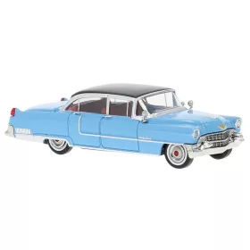   Brekina 18351 Cadillac Fleetwood 1955, világoskék/fekete (H0)
