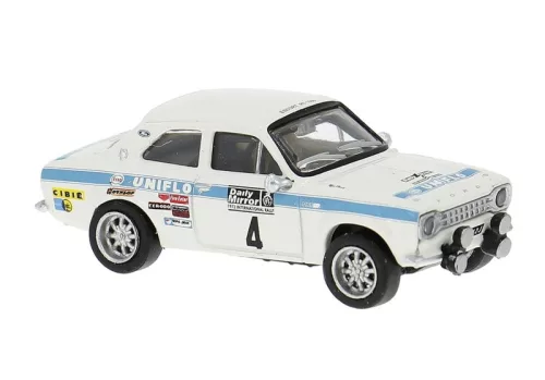 Brekina 19076 Ford Escort RS 1800 Mk1, RAC 1972, Clark/Mason (H0)