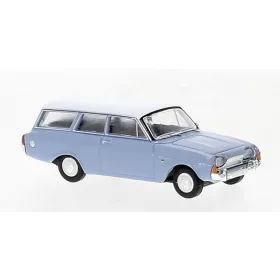   Brekina 19475 Ford Taunus P3 Turnier, világoskék/fehér, 1964 (H0)