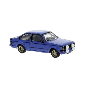 Brekina 19576 Ford Escort RS 1800, kék, 1979 (H0)