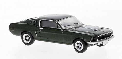 Brekina 19600 Ford Mustang Fastback 1968, metál sötétzöld (H0)