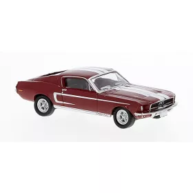 Brekina 19605 Ford Mustang Shelby GT 350, piros/fehér (H0)