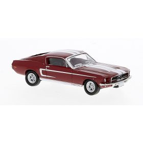 Brekina 19605 Ford Mustang Shelby GT 350, piros/fehér (H0)