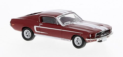 Brekina 19605 Ford Mustang Shelby GT 350, piros/fehér (H0)