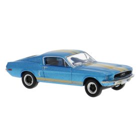 Brekina 19610 Ford Mustang GT 350 Fastback, arany/kék (H0)