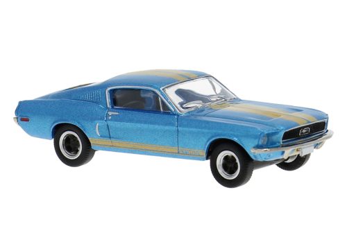 Brekina 19610 Ford Mustang GT 350 Fastback, arany/kék (H0)