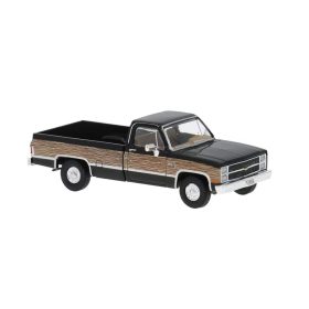 Brekina 19658 Chevrolet C20, fekete - Woody (H0)