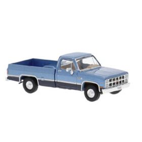   Brekina 19661 GMC Sierra Grande Pick-up, kétféle kék, 1981 (H0)