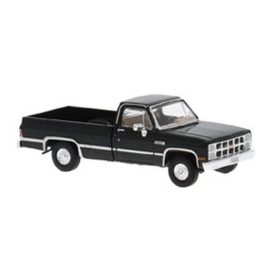 Brekina 19663 GMC Sierra Grande Pick-up, fekete, 1981 (H0)