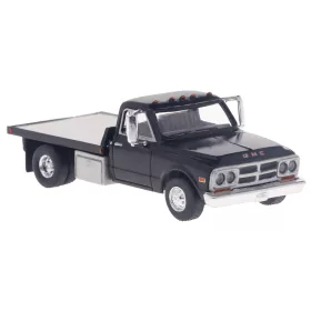 Brekina 19669 GMC Sierra Grande platform truck, fekete (H0)