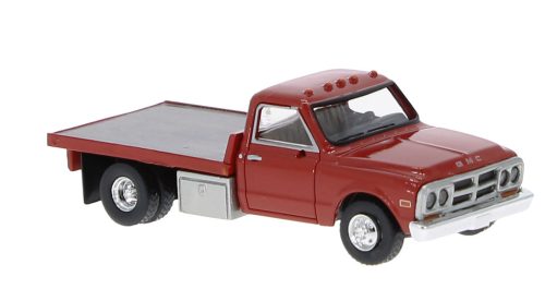 Brekina 19670 GMC Sierra Grande platform truck, piros (H0)