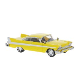 Brekina 19681 Plymouth Fury 1958, sárga (H0)