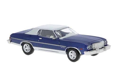 Brekina 19731 Ford Gran Torino 1976, kék/szürke (H0)
