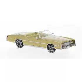   Brekina 19752 Cadillac Eldorado Convertible, metál színben - bézs, 1976 (H0)