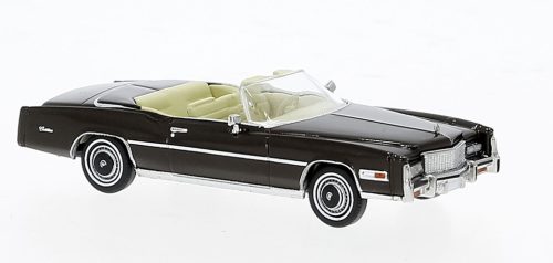 Brekina 19757 Cadillac Eldorado Convertible, metál színben - barna, 1976 (H0)