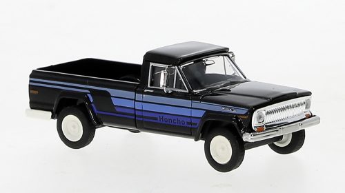 Brekina 19810 Jeep Gladiator B Honcho 1968, fekete/kék (H0)