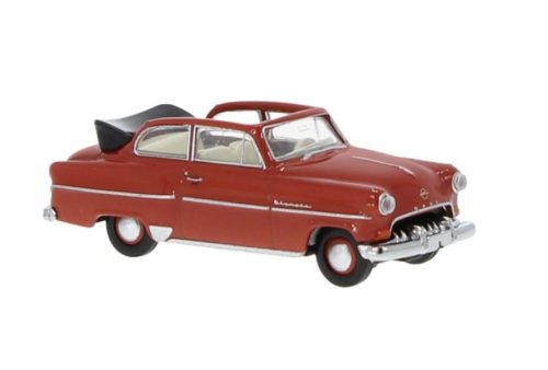 Brekina 20251 Opel Olympia Cabriolimousine - piros, 1954 (H0)