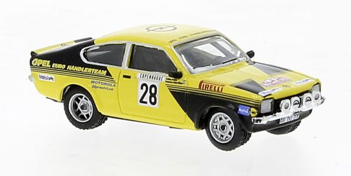 Brekina 20402 Opel Kadett C GT/E, Rallye Monte Carlo, 28, 1976 (H0)