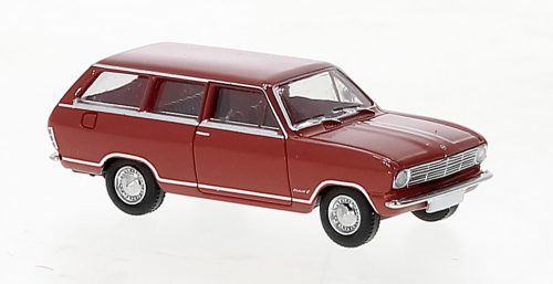 Brekina 20432 Opel Kadett B Caravan 1965, piros (H0)