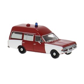 Brekina 20675 Opel Kadett C KTW, Feuerwehr (H0)