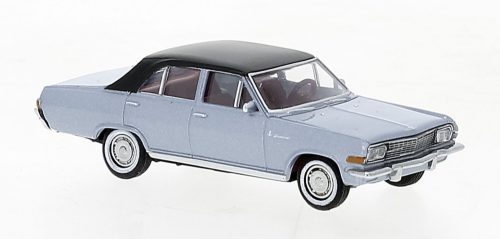Brekina 20761 Opel Diplomat A 1969, metál színben - világoskék/fekete (H0)