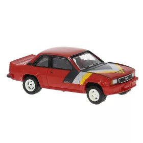   Brekina 20771 Opel Ascona B i400, piros, sárga/ezüst dekorral (H0)
