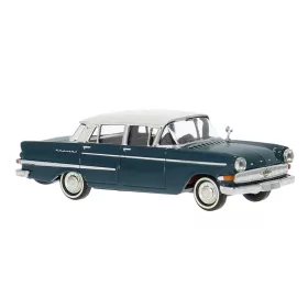 Brekina 20819 Opel Kapitän 2,6 P2, kék/fehér (H0)