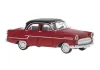 Brekina 20887 Opel Kapitän, kétszínű - piros/fekete (H0)