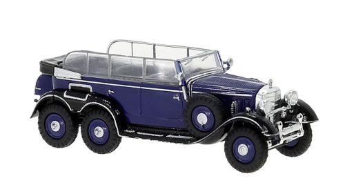 Brekina 21077 Mercedes-Benz G4, sötétkék/fekete, 1938 (H0)