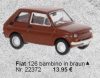 Brekina 22372 Fiat 126 bambino - barna (H0)