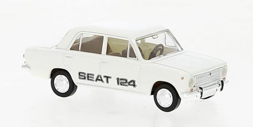 Brekina 22419 Seat 124, fehér, 1968 (H0)