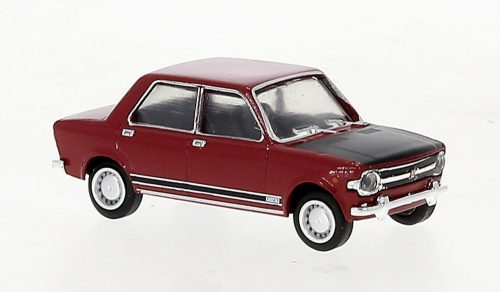 Brekina 22531 Fiat 128 1969, piros/fekete (H0)