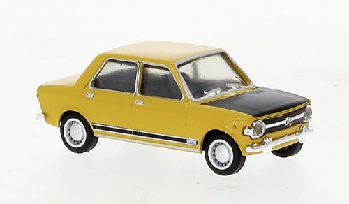 Brekina 22532 Fiat 128 1969, sárga/fekete (H0)