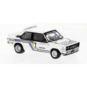   Brekina 22661 Fiat 131 Abarth, Svenska Fiat, Monte Carlo, B.Waldegaard, 7, 1980 (H0)
