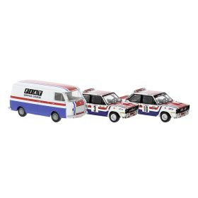   Brekina 22664 Korsika 78 szett: 2 x 131 Abarth 'Andruet 'und 'Mouton' (H0)