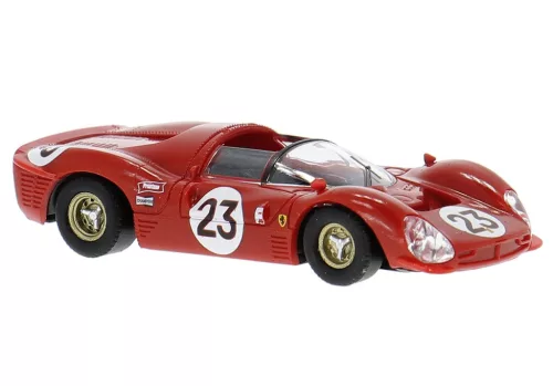 Brekina 22903 Ferrari 330P4 Barchetta '23' Daytona 1967 Bandini/Amon (H0)