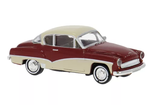 Brekina 27159 Wartburg Coupé - rubintvörös (H0)