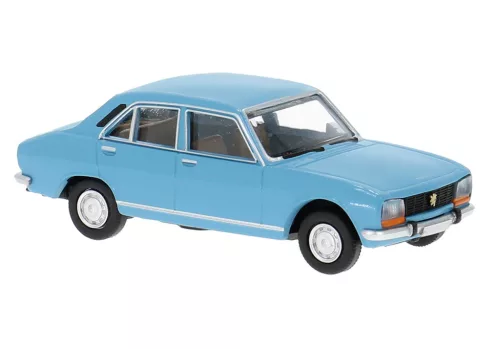 Brekina 29121 Peugeot 504, világoskék (H0)