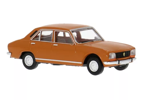 Brekina 29122 Peugeot 504, sötétnarancs (H0)