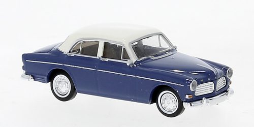 Brekina 29239 Volvo Amazon négyajtós 1956, kék/fehér (H0)