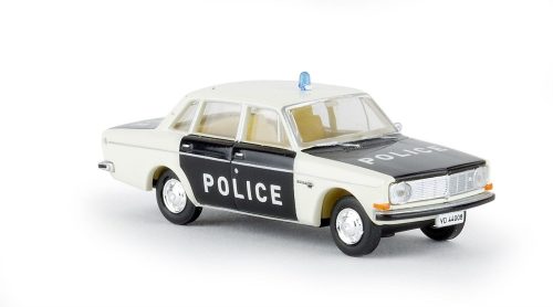 Brekina 29419 Volvo 144 Police Waadt/Vaud (H0)