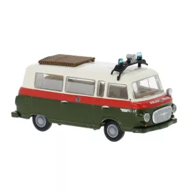 Brekina 30045 Barkas B1000 busz, 1962 - Volkspolizei (H0)