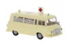 Brekina 30046 Barkas B1000 mentőautó, 1962 - DRK (H0)