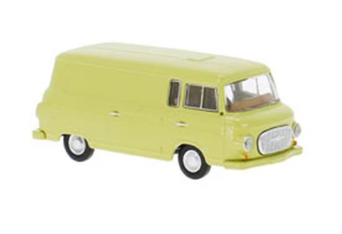 Brekina 30123 Barkas B1000 dobozos, bézszöld (H0)